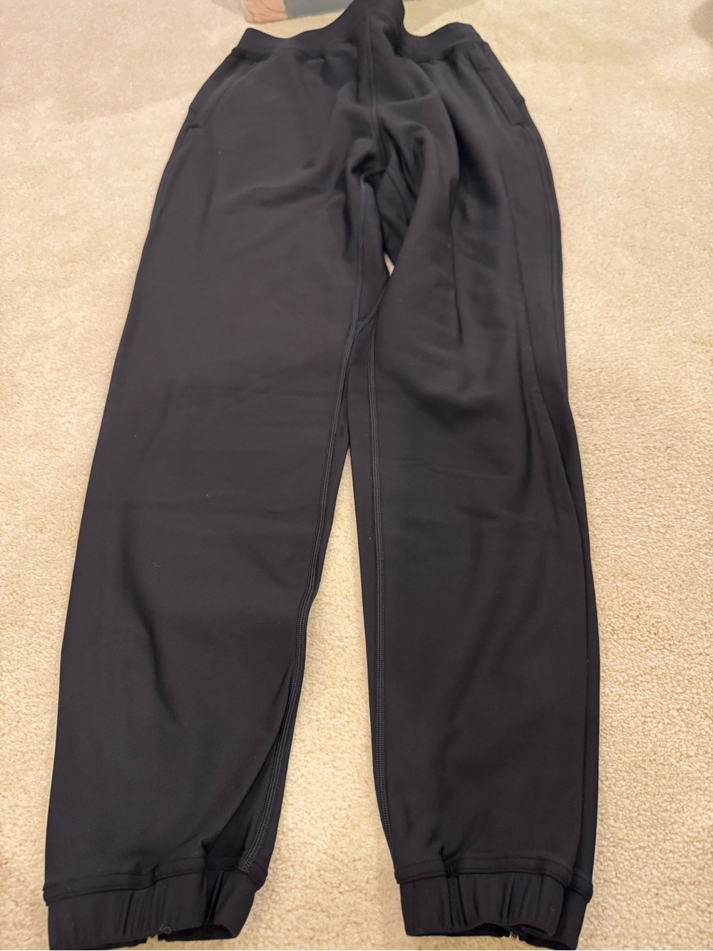 Lululemon adapted state lined Black Athletic Jogger Pants
